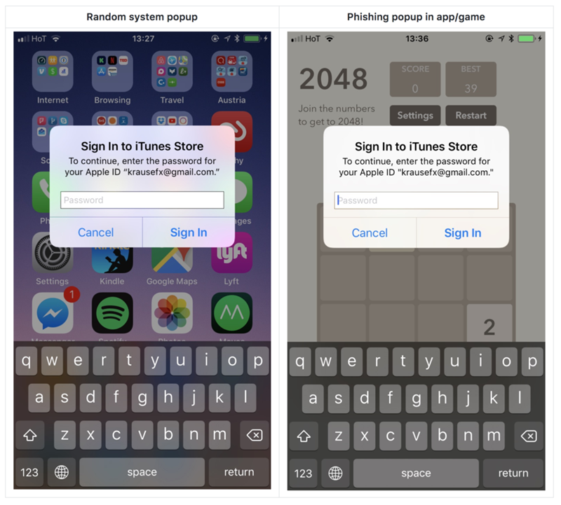 如何避免假的Apple ID輸入視窗 騙走你的密碼？