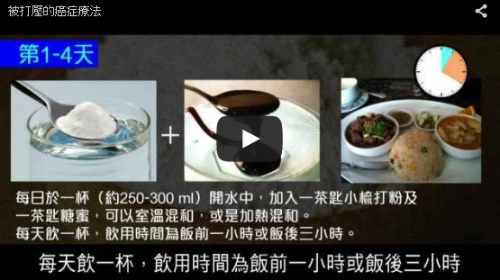 被打壓的癌症療法